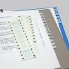 Redi-Tag, RTG31010, Permanent Stick Write-On Index Tabs, 416 / Pack, White, (Pack of 1)(104 Tabs)