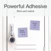 Redi-Tag Sticky Notes, Power Stick Notes, Adhesive Reminders, 3″ x 3″ Reusable Notes, Strong Adhesive Memos, Assorted Bright Colors, 24 Pack (1000978)(18 pack)