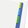 Redi-Tag Writeable, Removable Index Tabs, 2-Inch, 30-Pack, Lemon, Lime and Ocean Blue Colors (31080)