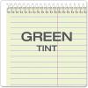 TOPS Spiral Steno Books, 6″ x 9″, Gregg Rule White Paper, Assorted Covers, 80 Sheets per Book/4 Books per Pack (80220)(Green Paper)