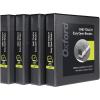 Oxford 3 Ring Binders, 1 inch ONE-Touch Easy Open D Rings, Durable Binders for School and Office, ClearVue, Xtralife Hinge, Non-Stick, PVC-Free, Black, Holds 250 Sheets, 4 PK (79903)(1.5 Inch)