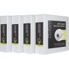 Oxford 3 Ring Binders, Binders for School and Office, 1.5 Inch ONE-Touch Easy Open D Rings, 3-Sided View Binder Covers, Xtralife Hinge, Non-Stick, PVC-Free, White, 375-Sheet Capacity, 4 Pack (79906)(3 Inch)