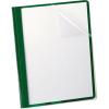 Oxford Clear Front Report Covers, Black, Letter Size, 25 per box (55806EE)(Green)