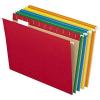 Pendaflex Hanging File Folders, Letter Size, Assorted Colors, 1/5-Cut Adjustable Tabs, 25 Per Box (81663)(Assorted Colors)