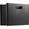 Pendaflex Mobile File Box with Handles, Easy Set Up, Collapse Down and Store Away, 13″ W x 10″ H x 6.5″ D, Holds Letter Size Files, White (126119)(Black)