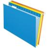 Pendaflex Recycled Hanging Folders, Letter Size, Aqua, 1/5 Cut, 25/BX (81616)(Assorted Colors)