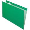 Pendaflex Recycled Hanging Folders, Letter Size, Aqua, 1/5 Cut, 25/BX (81616)(Bright Green)