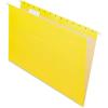 Pendaflex Recycled Hanging Folders, Letter Size, Aqua, 1/5 Cut, 25/BX (81616)(Yellow)