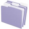 Pendaflex Two-Tone Color File Folders, Letter Size, Assorted Colors, 1/3 Cut, 100 per box (152 1/3 ASST)(Lavender)