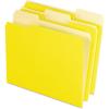 Pendaflex Two-Tone Color File Folders, Letter Size, Assorted Colors, 1/3 Cut, 100 per box (152 1/3 ASST)(Yellow)