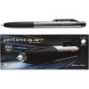 Pentonic GR-T Retractable Gel Pens, 24 Count, Assorted Color Ink (12 Black, 8 Blue, 4 Red), 0.7 mm Fine Point, Smooth Writing For Journaling (1002360)(Black)