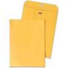 Quality Park 6 x 9 Clasp Envelopes, Clasp and Gummed Closures for Storing or Mailing, 28 lb Kraft Paper, 100 per Box (QUA37855)(5 x 11.5 Inches)