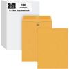Quality Park 9 x 12 Clasp Envelopes with Deeply Gummed Flaps, Great for Filing, Storing or Mailing Documents, 28 lb Brown Kraft, 100 per Box (QUA37890)(9 x 12 Inches)