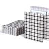 Quality Park Bubble Mailers, 8.25 x 11, Shipping Envelopes, Water Resistant Poly Padded Envelopes, Plaid, 25 Pack (QUA85872)(One Size)