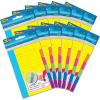Redi-Tag Divider Sticky Notes, Tabbed Self-Stick Lined Note Pad, 60 Ruled Notes, 4 x 6 Inches, Assorted Neon Colors (29500)(12 Pack)