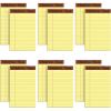 TOPS 5 x 8 Legal Pads, 12 Pack, The Legal Pad Brand, Narrow Ruled, Yellow Paper, 50 Sheets Per Writing Pad, Made in the USA (7501)(5 x 8)