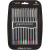 linc Pentonic Premium Ball Point Pen 1.0 mm Medium Point, 10-Count, Assorted Colors | Medium Point Featherlite Feel, Easy Flow Ink Technology, Sleek Matte Finish