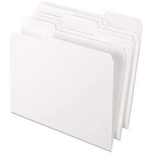 Pendaflex Two-Tone Color File Folders, Letter Size, Assorted Colors, 1/3 Cut, 100 per box (152 1/3 ASST)(White)