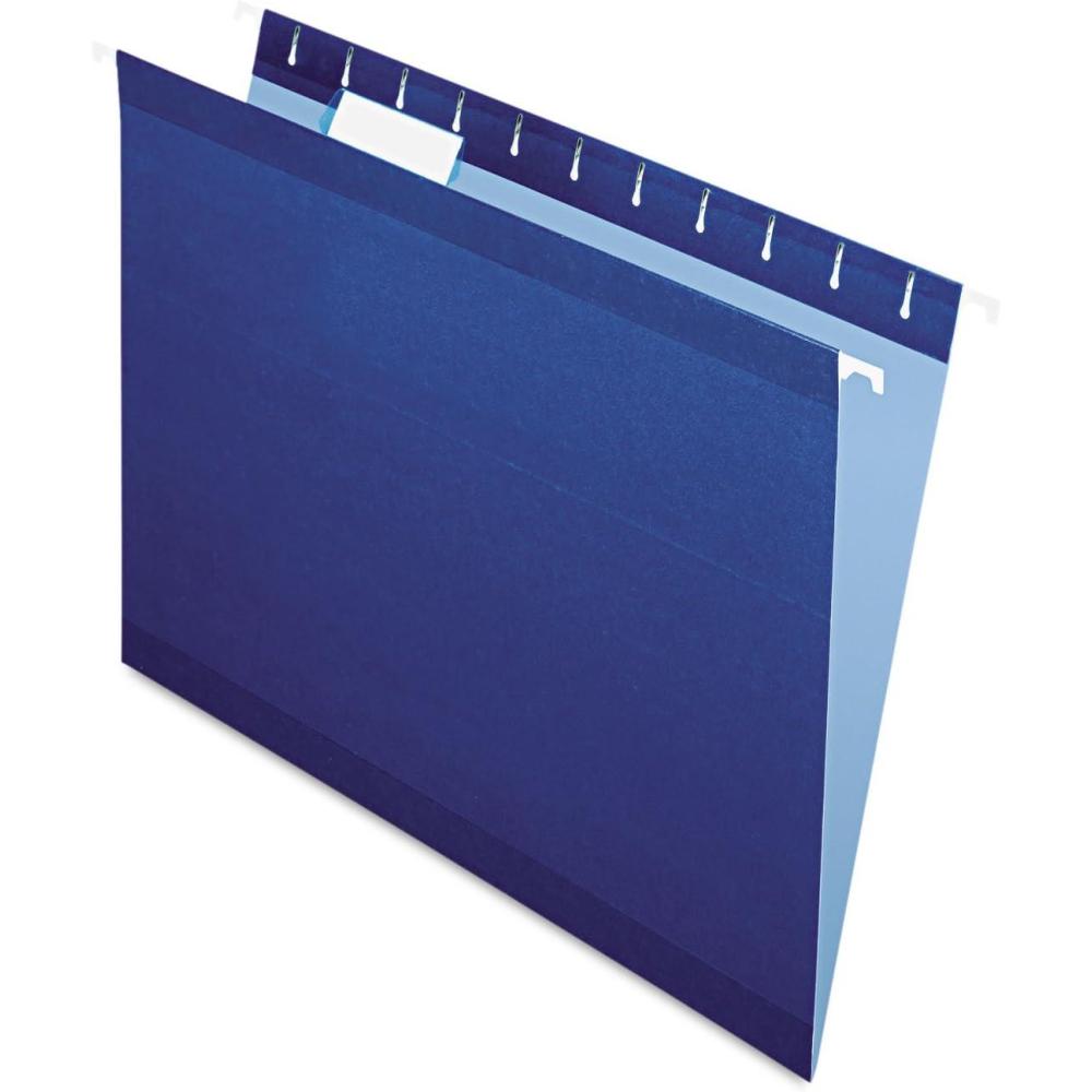 imagePendaflex 04152 15 BLA Reinforced Hanging File Folders Letter Size Black 15 Cut 25BX 4152 15 BLANavy