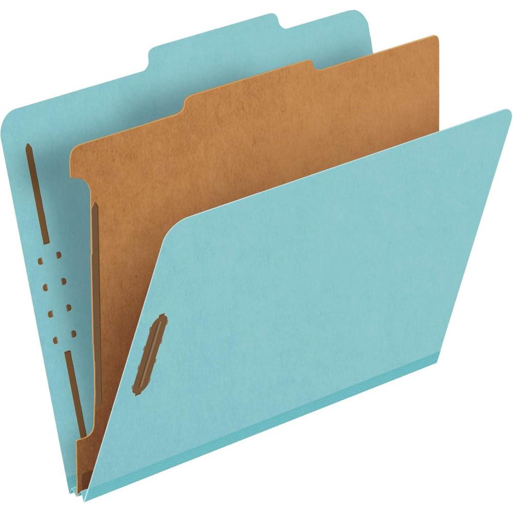 imagePendaflex Classification Folders 1 Divider 2quot Fasteners Letter Dark Green 10Box 23733P SpecialtyBlue