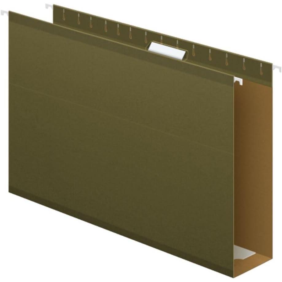 imagePendaflex Extra Capacity Reinforced Hanging File Folders 2quot Legal Size Standard Green 15 Cut 25BX 4153x23