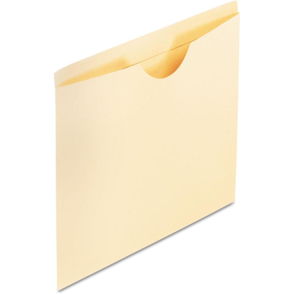 imagePendaflex File Jackets Legal Size Manila 2quot Expansion Reinforced StraightCut Tabs with Thumb Cut 50 Per Box 23200EE Beige100 Per Box