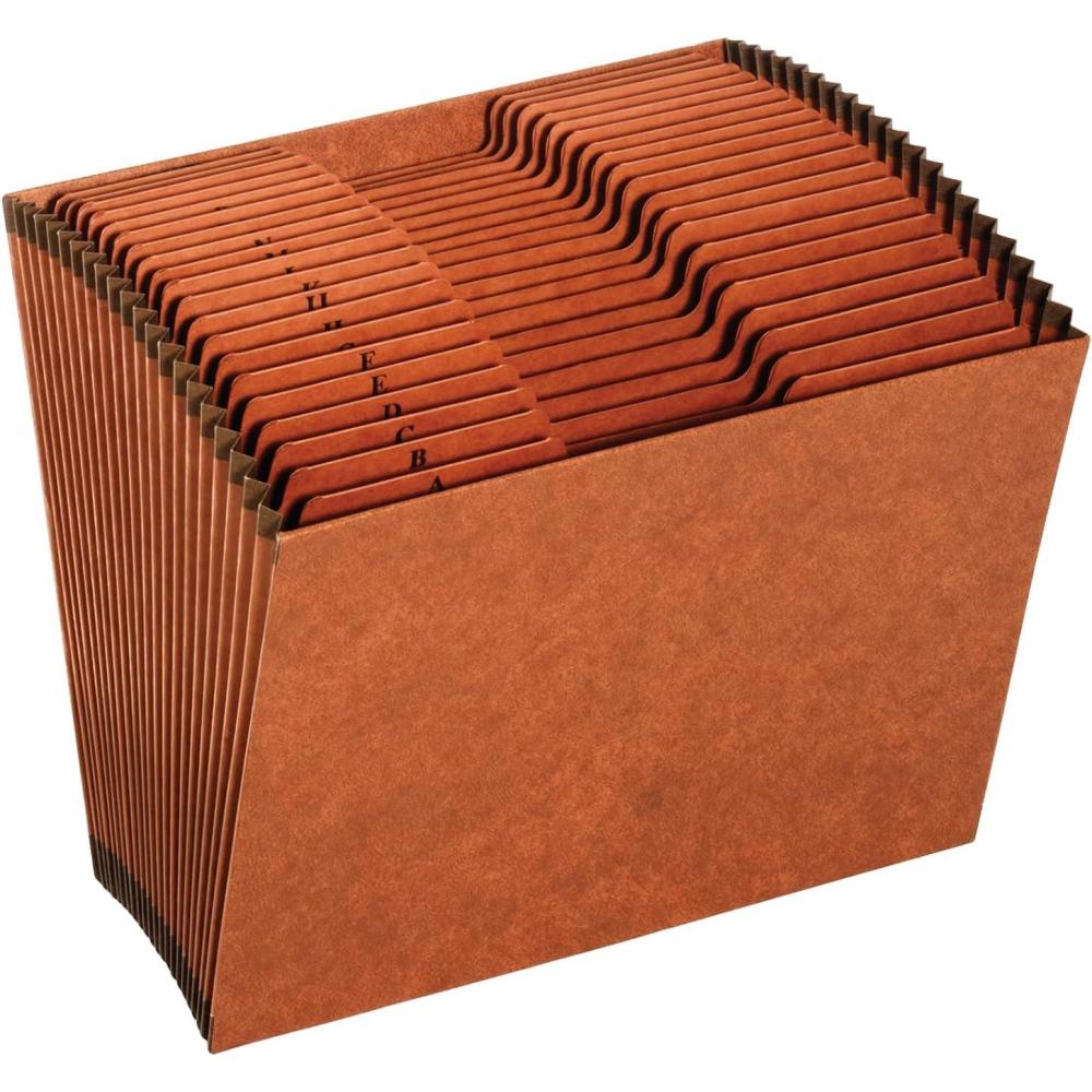 imagePendaflex Heavy Duty Expanding File Folder  21 Pockets with AZ Tabs ampamp Blank Customizable 13 Tabs  Alphabetical File Organizer  Durable Letter Size  For Office School ampamp Home Use Brown  1 Unit