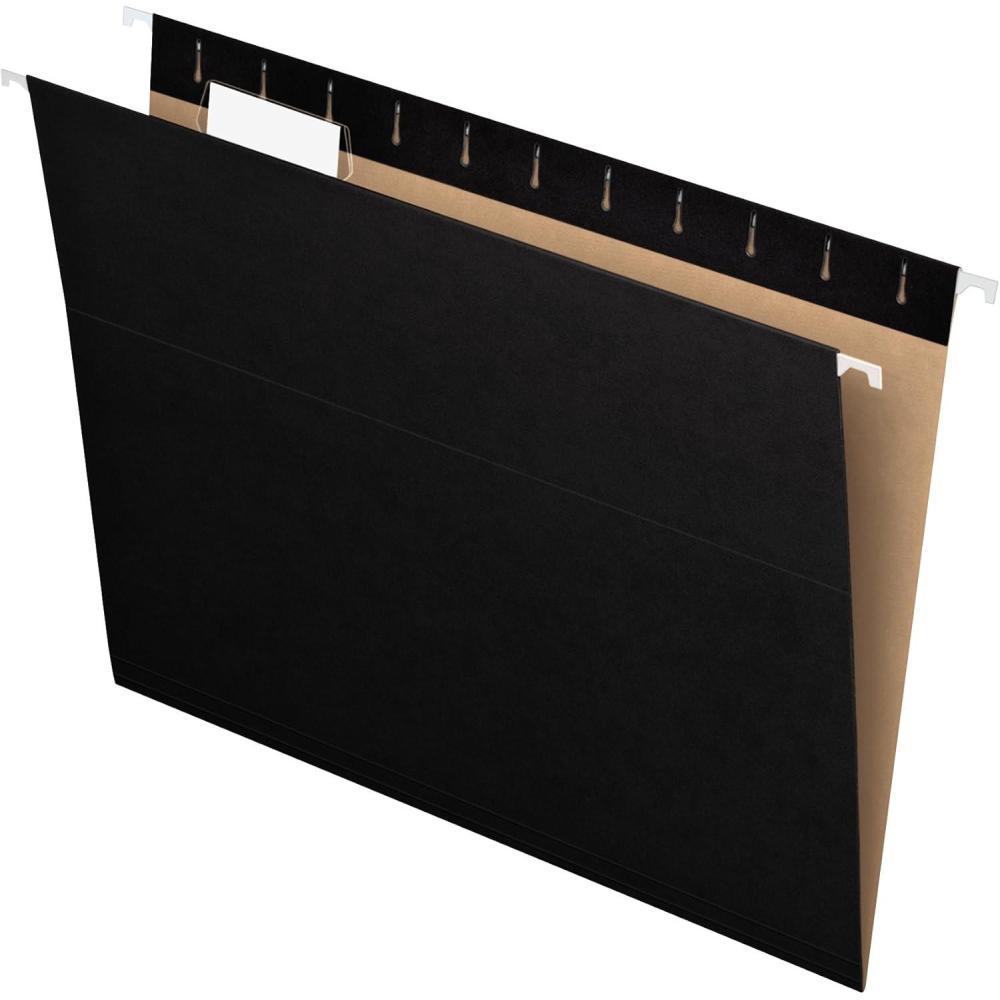 imagePendaflex Recycled Hanging Folders Letter Size Black 15 Cut 25BX 81605Black