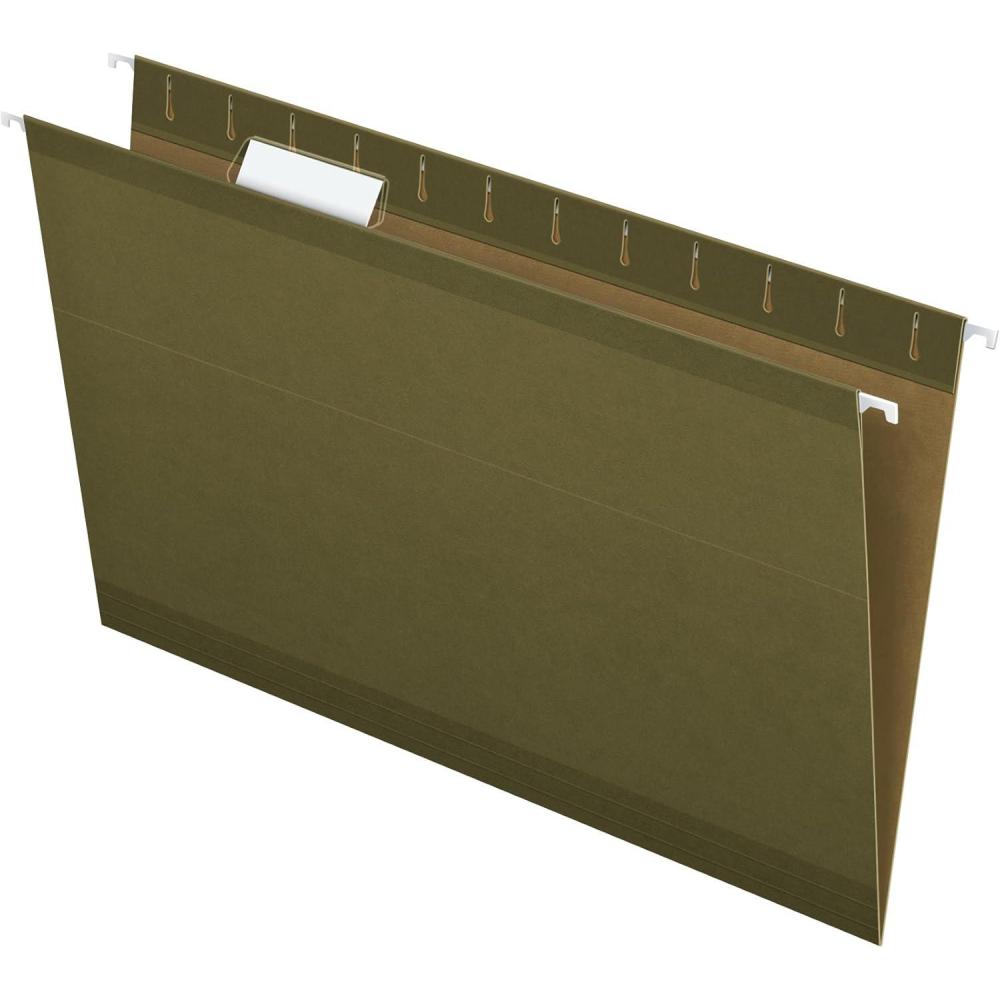 imagePendaflex Reinforced Hanging Folders Legal Size Standard Green 15 Cut 25BX 4153 15Legal Pack of 10