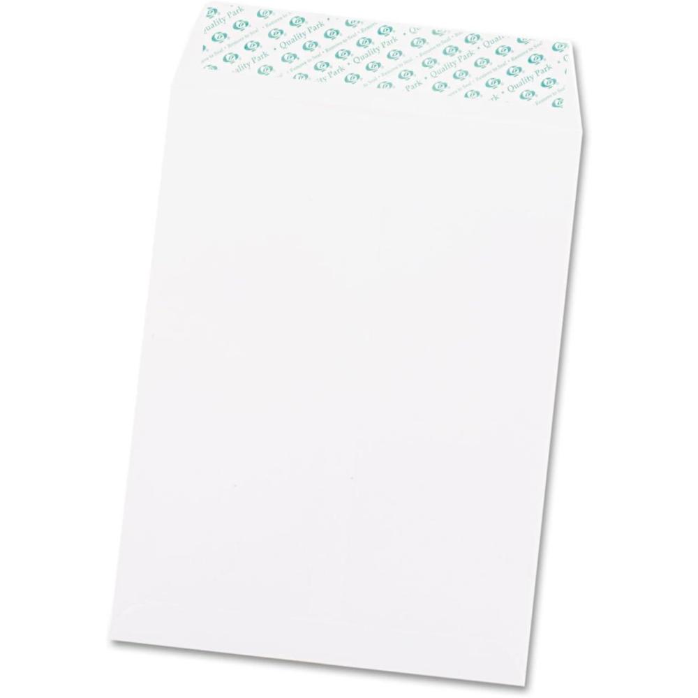 imageQuality Park 10 x 13 Catalog Envelopes with Self Seal Closure 28 lb Brown Kraft Great Option for Mailing Storage and Organizing 100 per Box 44762White