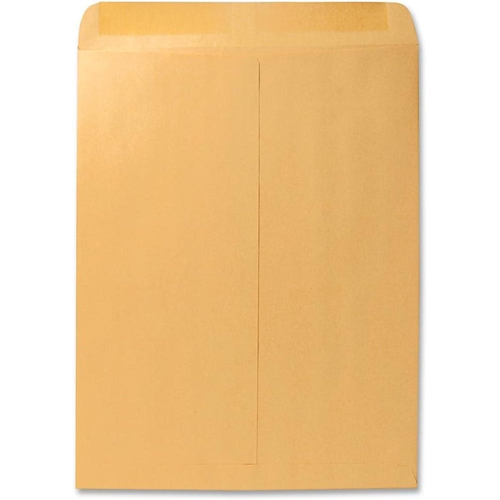 imageQuality Park Catalog Envelopes 12x155 Inches Gummed Closure Brown Kraft Mailing Envelopes for Legal or Letter Size Papers 100Box QUA4196712 x 155