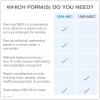 Adams 1099 NEC Forms 2021, Tax Kit for 12 Recipients, 5 Part Laser 1099 Forms, 3 1096, Self Seal Envelopes & Tax Forms Helper Online (TXA12521-NEC)(2021 (Old Version))
