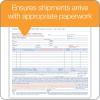Adams Bill of Lading Short Form, 8-1/2 x 7-7/16 Inches, White, 3-Part, 250-Count (B3876)(8-1/2 x 7-7/16 Inches)