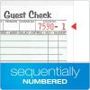 Adams Guest Check Pads, Single Part, Perforated Guest Receipt, 3-2/5″ x 6-1/4″, 50 Sheets per Pad, 10 Pack (525SW), White(10 Pack)