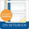 Adams Write ‘N Stick Message Pad, 2-Part, Carbonless, Blue, 5-1/4″ x 11″, 200 Sets per Book (SC1153WS)(200 Count (Pack of 2))