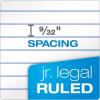 Ampad 5 x 8 Legal Pad, Medium Rule Writing Pads, Red Margin, White, 50 Sheets per Writing Pad, 12 Pack (20-304)
