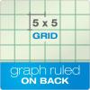 Ampad Engineers Computation Pad, Size 8-1/2 x 11, Greentint Paper, 5×5 Ruling, 3 Hole Punched, 100 Sheets Per Pad (22-142)