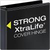 Cardinal 1.5 Inch 3 Ring Binder,Binder for School and Office, Durable D Ring, Assorted Colors, Black, Red, Blue, Green 4 Pack, Holds 375 Sheets (29300)