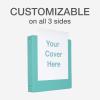 Cardinal 3 Ring Binders, Binders for School and Office, Durable 1.5 Inch, Round Rings, Holds 350 Sheets, ClearVue Presentation View, Non-Stick, Assorted Pastel Colors, 4 Pack (79552)(Tropical Colors)