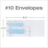 Columbian #9 Security Envelopes, 500/Box, Double Window, 3-7/8″ x 8-7/8″, Release & Seal Self Seal, SimplySafe Tamper Evident, White (COLO183)(#10)