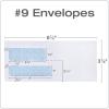 Columbian #9 Security Envelopes, 500/Box, Double Window, 3-7/8″ x 8-7/8″, Release & Seal Self Seal, SimplySafe Tamper Evident, White (COLO183)(#9)