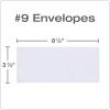 Columbian #9 Security Envelopes, No Window, Self Seal, for Invoices & QuickBooks Statements, 3-7/8 x 8-7/8 Inches, 24 lb White, 500/Box (COLO183)(#9 (Pack of 5))