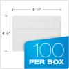 Columbian Invitation Self Seal Envelopes, 100/Box, 4 x 6 Inches for Photos & Cards, Release & Seal Peel and Seal Strip, A4, Square Flap, White (COLO228)(A4)