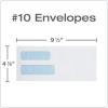 Columbian White Gummed 4 1/8 x 9 1/2 Inch Double-Window Business Envelopes 500 Count (CO133)(4-1/8″ x 9.5″)