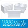Oxford 31EE Ruled Index Cards, 3″ x 5″, White, 1,000 Cards (10 Packs of 100) (31)(4 x 6  1000 Count)