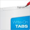 Oxford Blank Write On Binder Dividers, 1/5 Cut Tabs, 3 Hole Punch Dividers in 5 Tab Sets, 100 Dividers, 20 Sets, White (89981)(5 Tab)