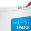 Oxford Blank Write On Binder Dividers, 1/5 Cut Tabs, 3 Hole Punch Dividers in 5 Tab Sets, 100 Dividers, 20 Sets, White (89981)(8 Tab)