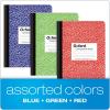 Oxford Composition Notebook 6 Pack, College Ruled Paper, 9-3/4 x 7-1/2 Inches, 100 Sheets, Assorted Marble Covers. 2 Each: Blue, Green, Red (63763)(Assorted)