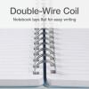 Oxford Poly Spiral Notebooks, Small 5.7 x 8.5 Book, Thick Poly Cover, White Paper, College Rule, 80 Sheets/160 Pages, Neutral Colors, 4 Pack (69721)