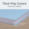 Oxford Poly Spiral Notebooks, Small 5.7 x 8.5 Book, Thick Poly Cover, White Paper, College Rule, 80 Sheets/160 Pages, Neutral Colors, 4 Pack (69721)